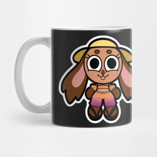 Lesbian Flag Bunny Mug